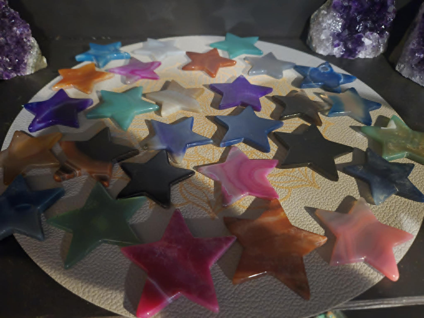 Carved Geode Star